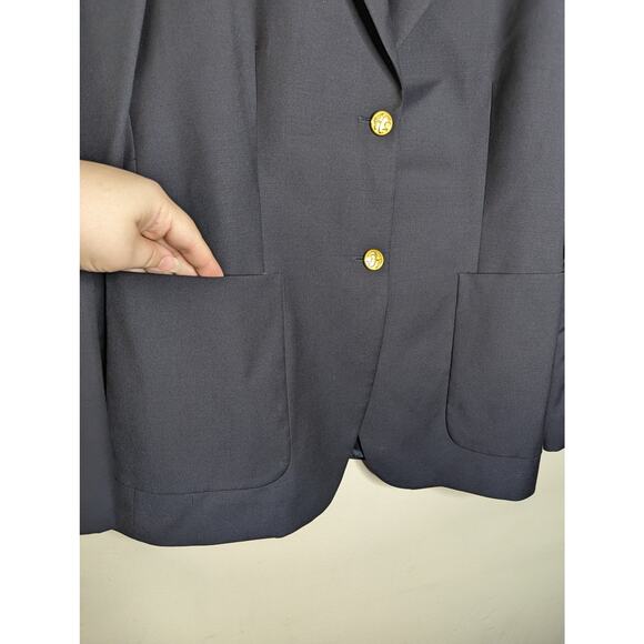 Brooks Brothers Women's Loro Piana Two Button Wool Blazer Jacket - Picture 2 of 8